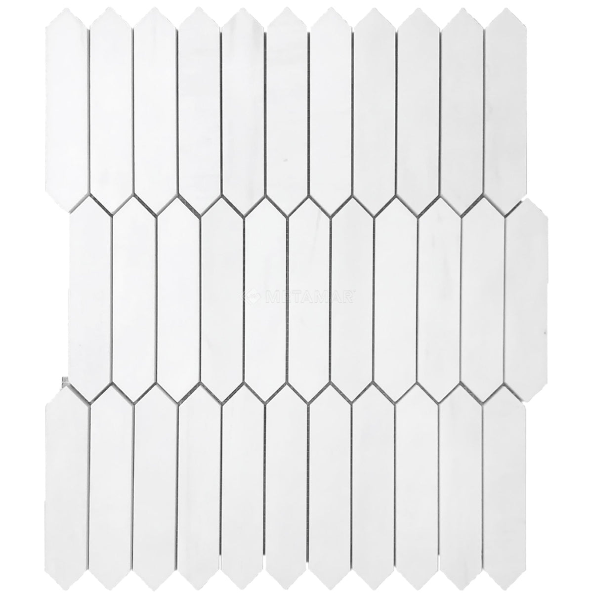Bianco Dolomiti Picket 1&#39;&#39;x4&#39;&#39; Mosaic