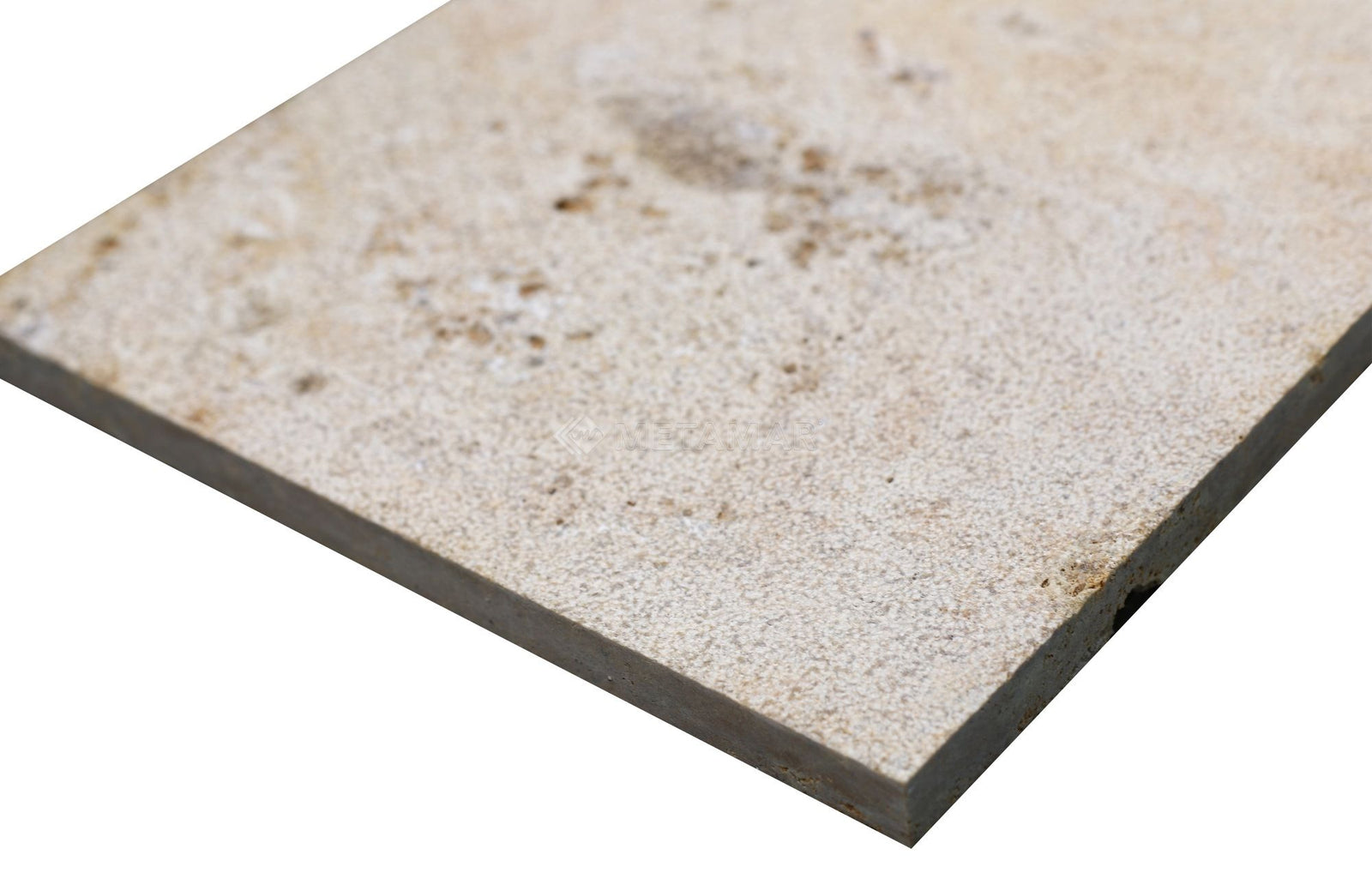 Gold Travertine CC Bush Hammered Tile