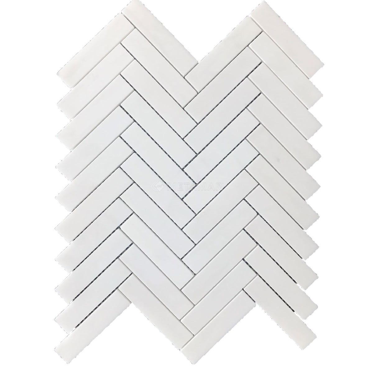 Bianco Dolomiti Herringbone 1&#39;&#39;x4&#39;&#39; Mosaic