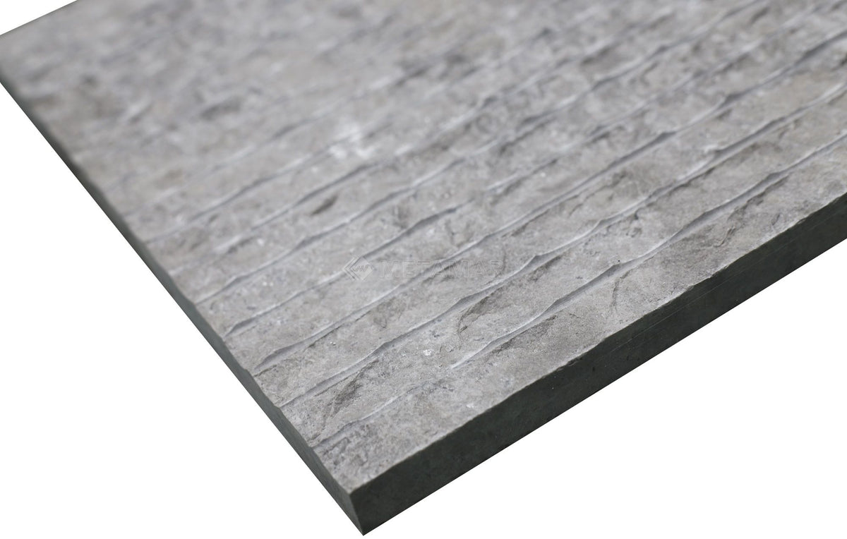 Tundra Blue Rustic Chiseled Mini Tile