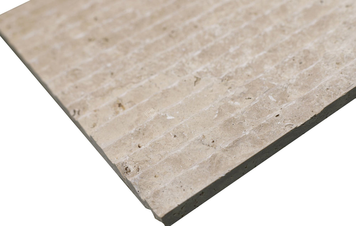 Walnut CC Rustic Chiseled Mini Tile