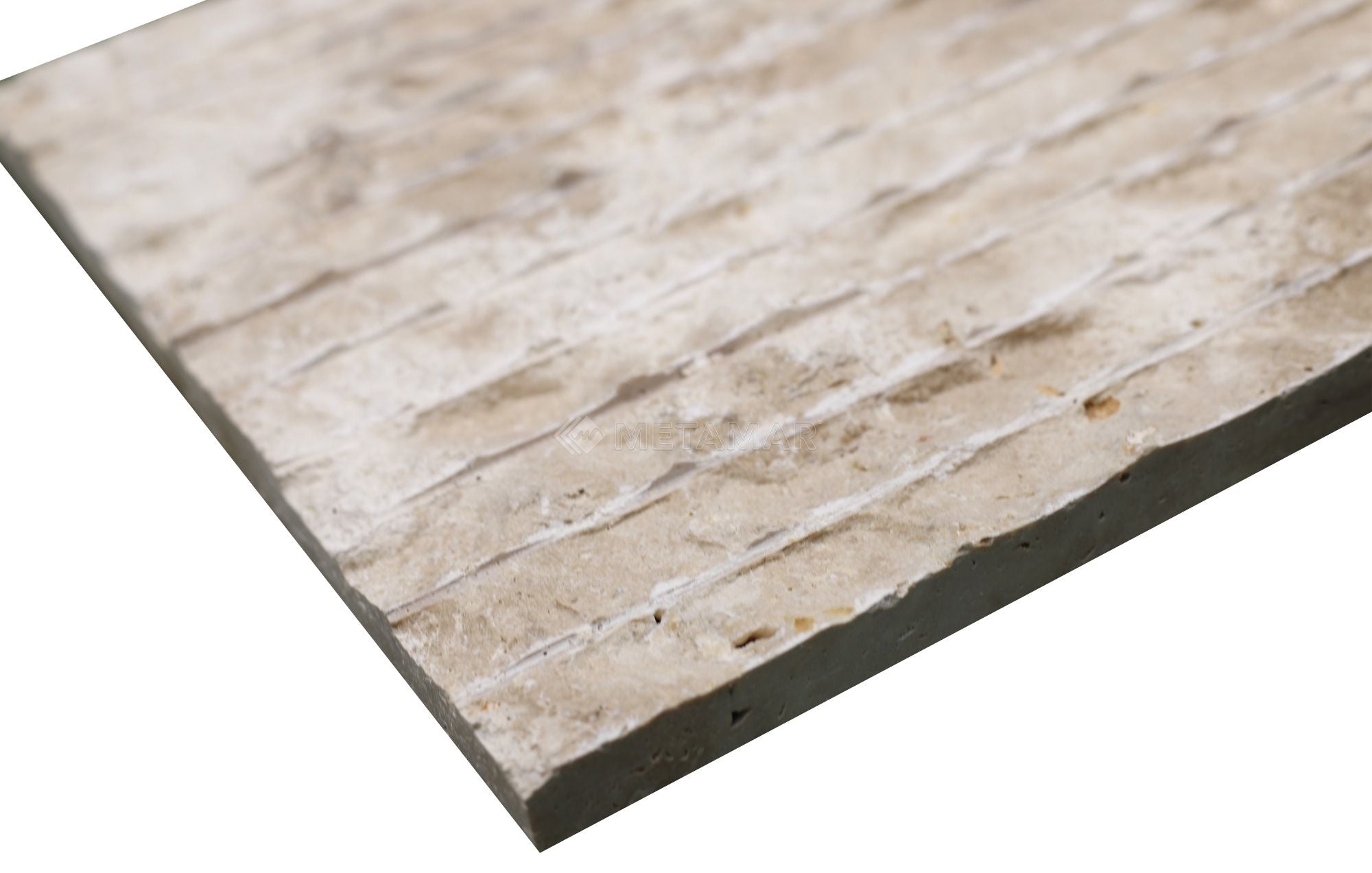 Walnut CC Travertine Tile - Metamar Marble