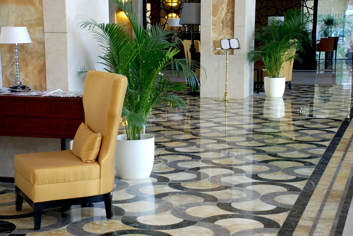 Natural Stone Waterjet Flooring